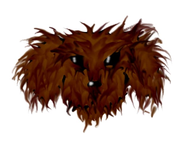 Catelus cu parul cret