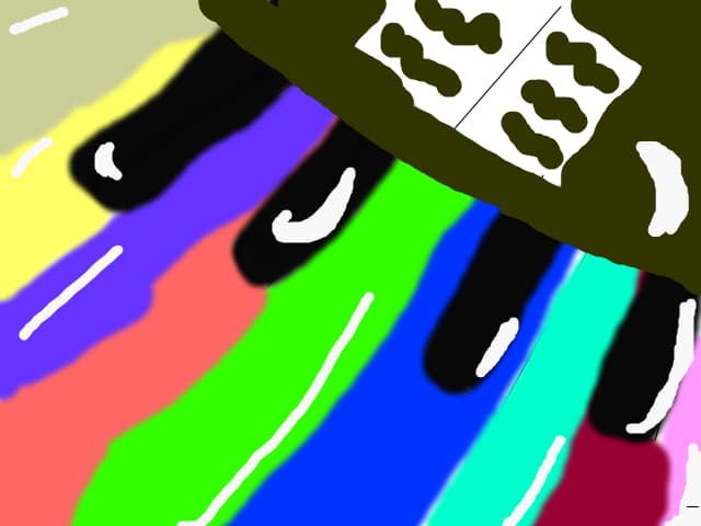 pianul colorat