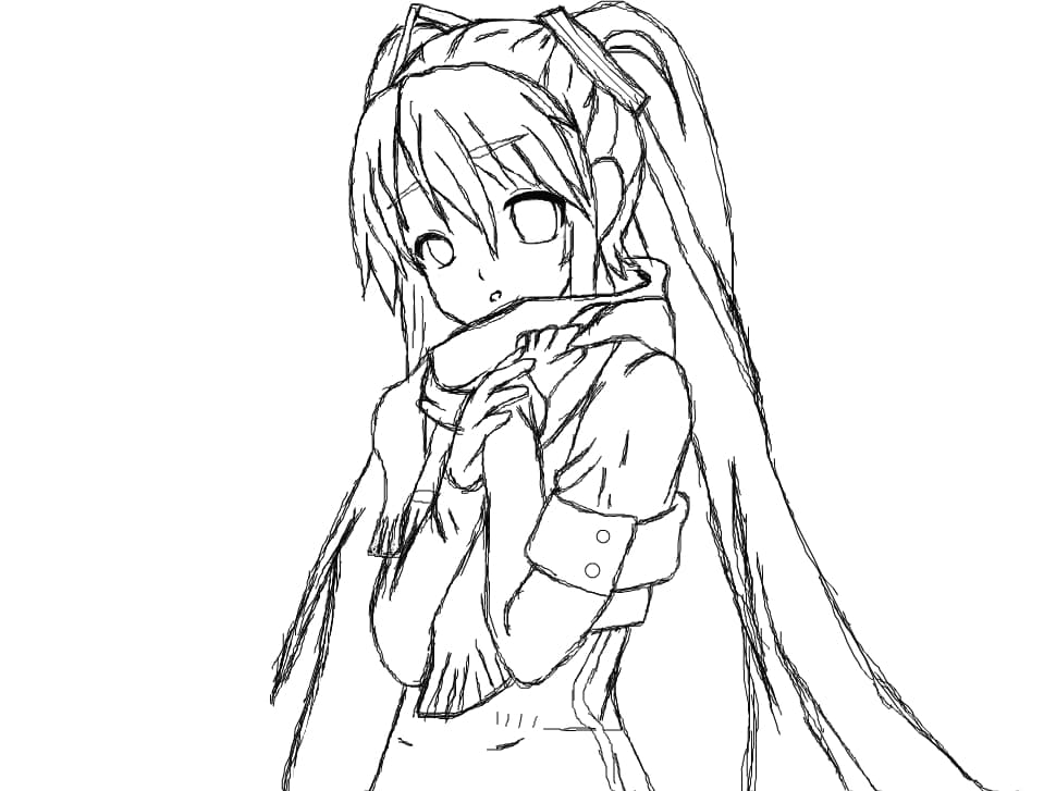 Miku Hatsune schita
