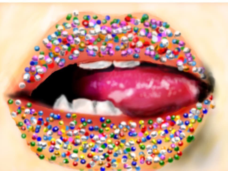 ...candy lips...