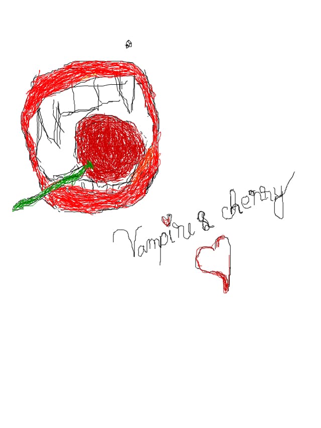 vampirul mananca o cireasa :3