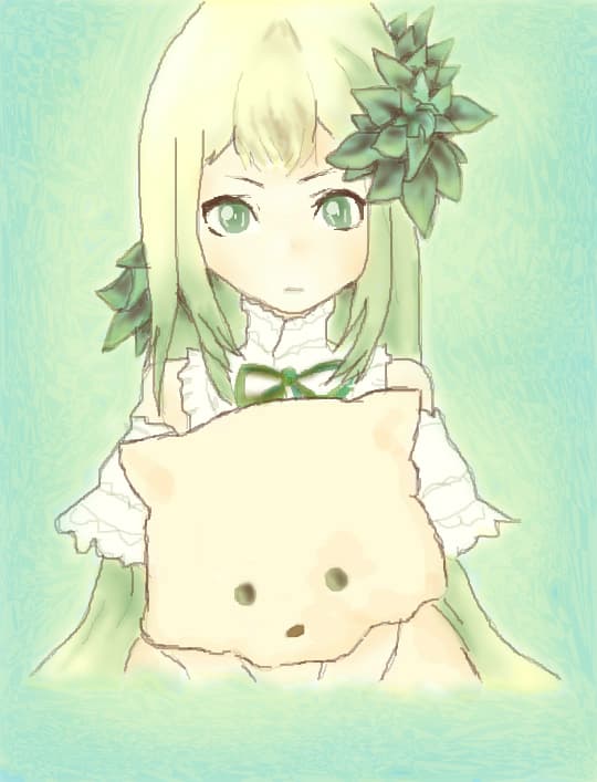 Anime Girl &amp;amp; Teddy Bear