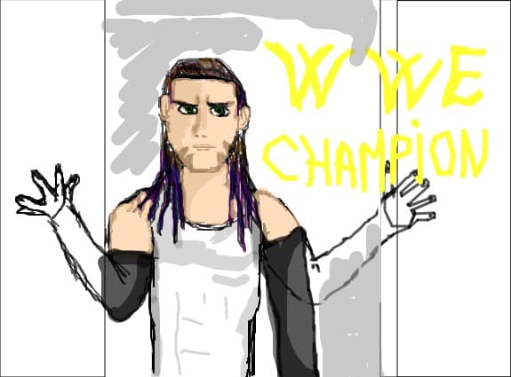 ar fi trebuit sa fir jeff hardy sper totusi ca seamana macar pootin ...e primu meu desen dupa un per