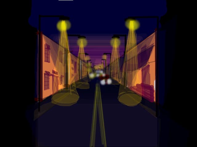 City lights