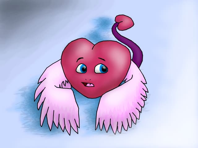 Creatura inima-stil gen pt. animatie
