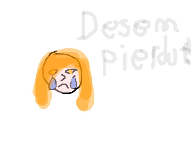 Desen pierdut :
