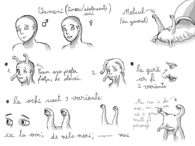 Cum fac fete de oameni ce au devenit melcisori (e doar o abordare de-a mea)
