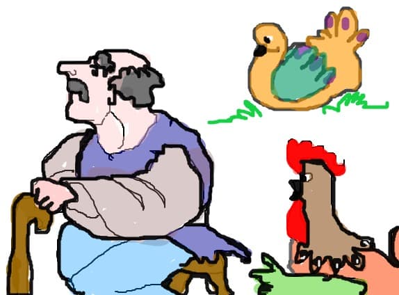 cocosul din punguta cu 2 bani explicindui mosului.....