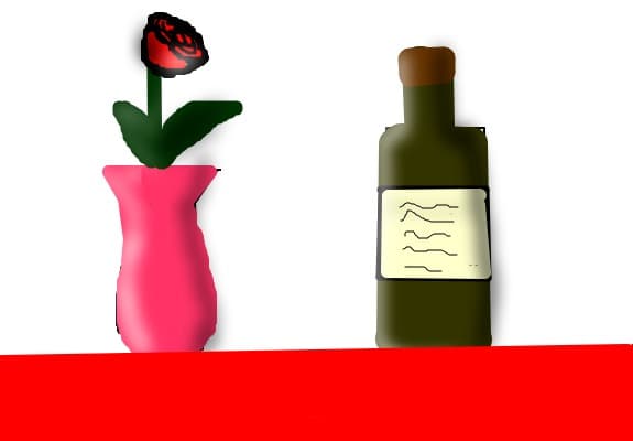 ceva o stica de vin  :P