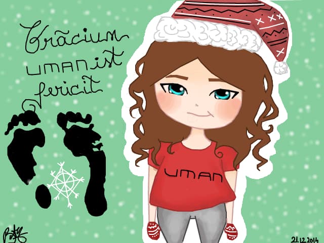Craciun UMANist fericit