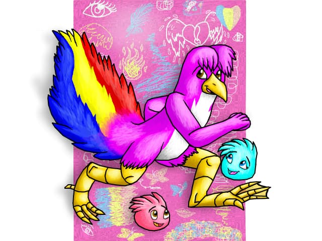 Copanel, Pufi si Sparchi/Sparky (plus niste desene cu creta)