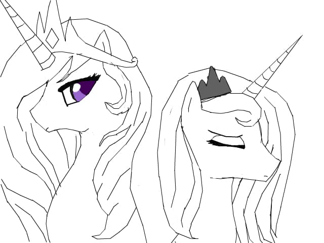 mlp princess luna and princess celestia