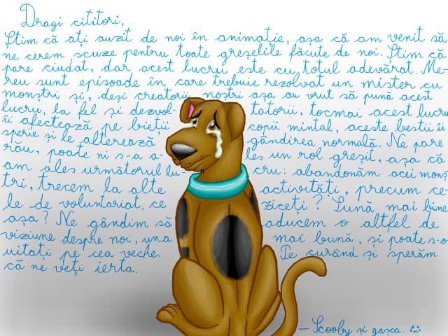 Scrisoare de iertare... (cititi inainte de a comenta)