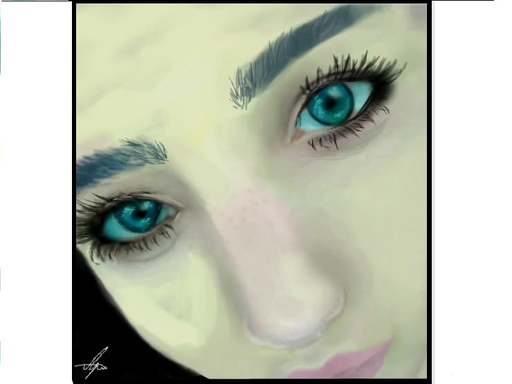 blue