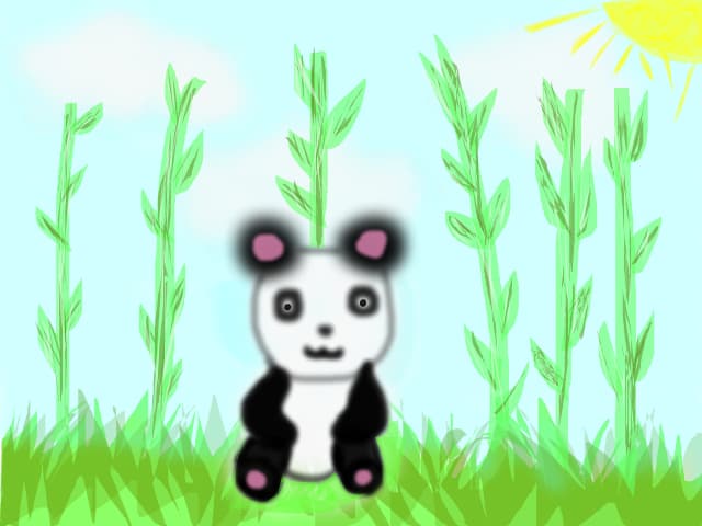 Kawaii panda