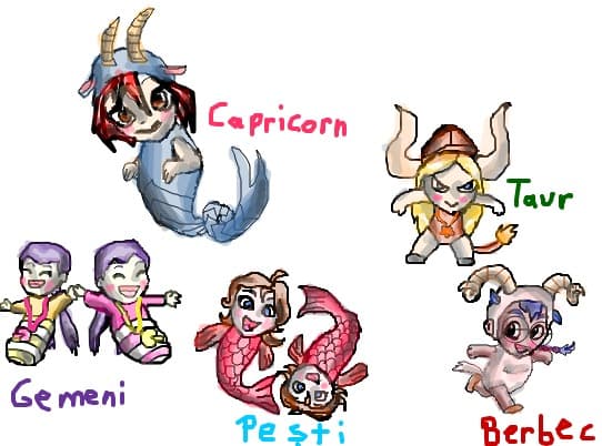 Desen 19872 modificat:zodii