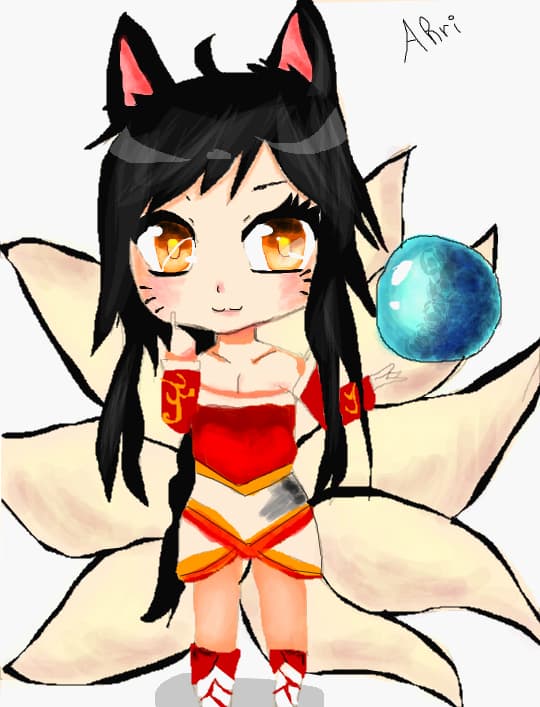 ahri/ league of legends chibi