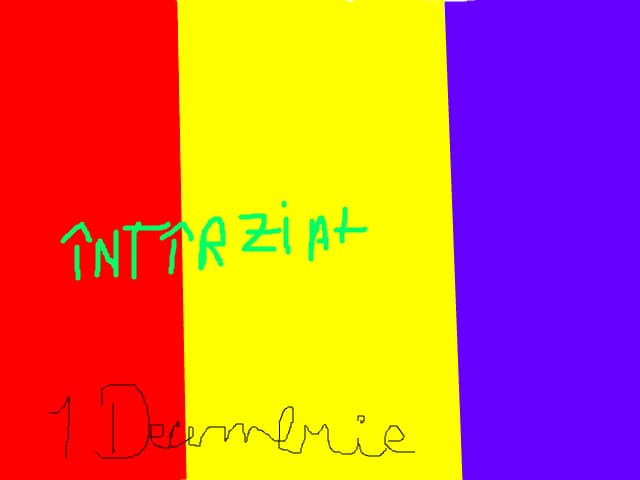 1 decembrie intarziat