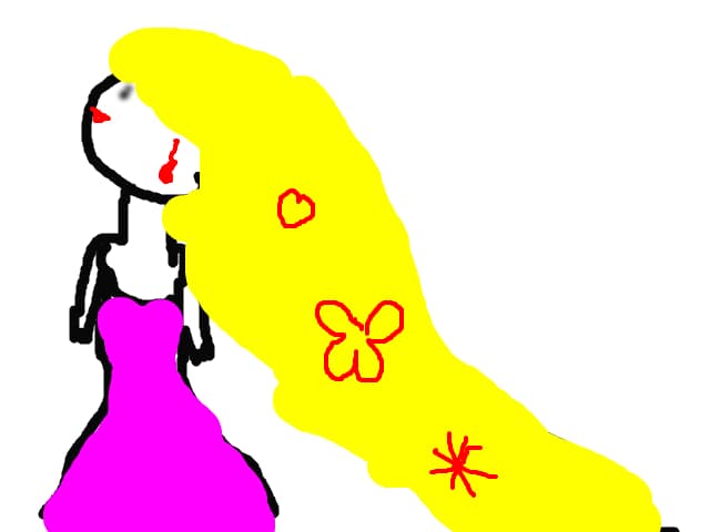 rapunzel varianta mea:))