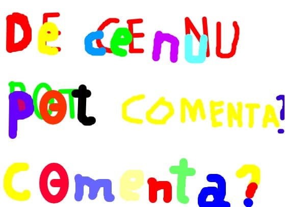 De ce nu pot comenta?