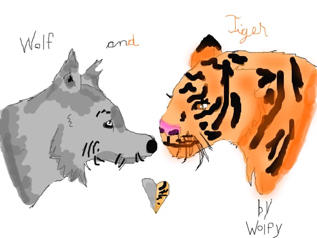 Wolf and Tiger