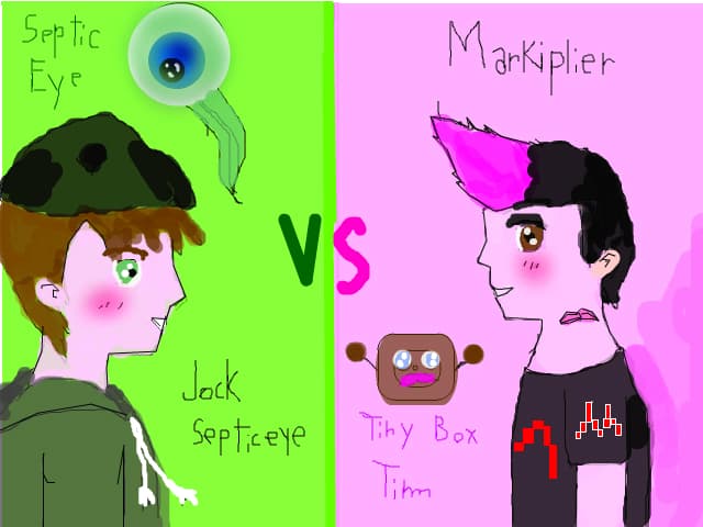 Jacksepticeye VS Markiplier
