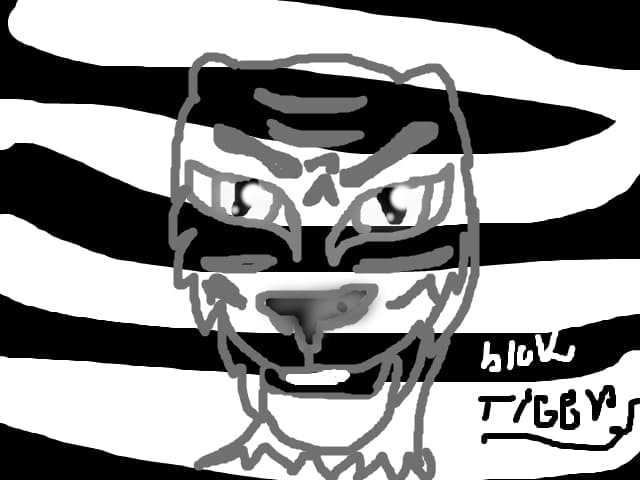 tigrul in dungi de zebra