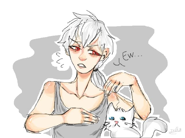 \'\' You know that I\'m allergic to cats \'\'