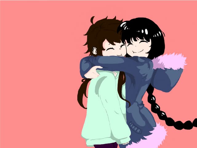 cute gfs... can\'t believe i haven\'t drawn kimchi swag being cute together.. ;;A;;