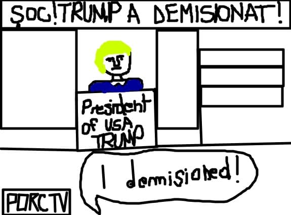 Trump a demisionat