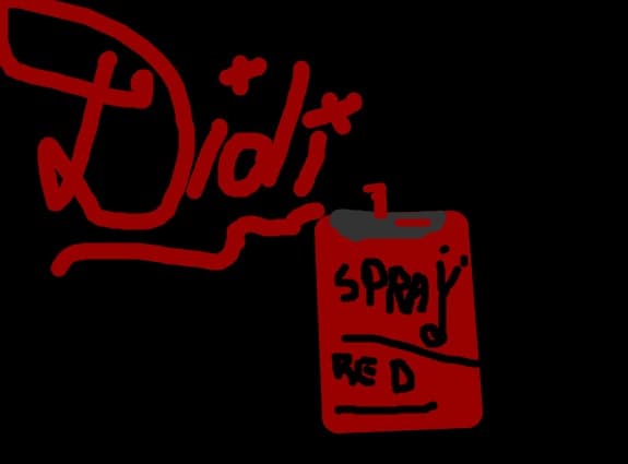 Red spray