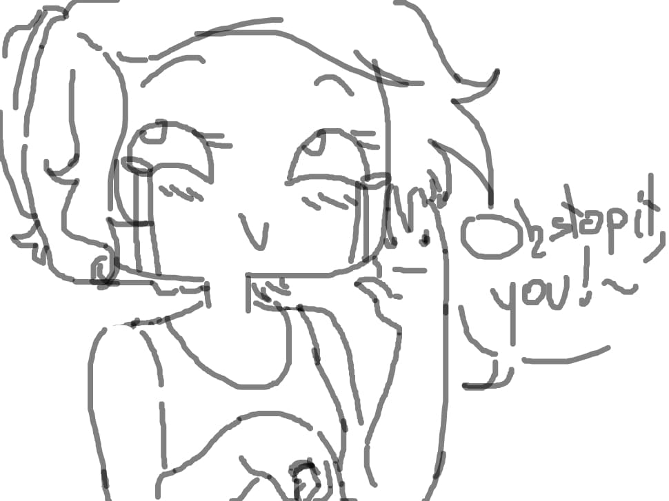 Oh stop it, you!~