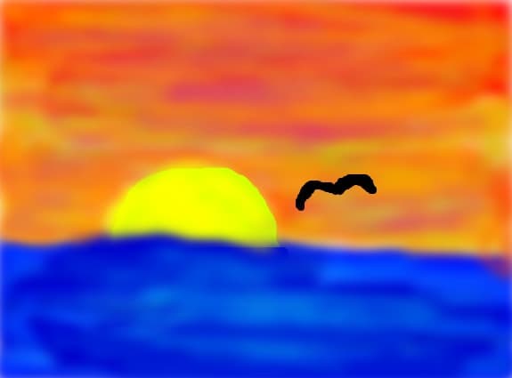 The sea