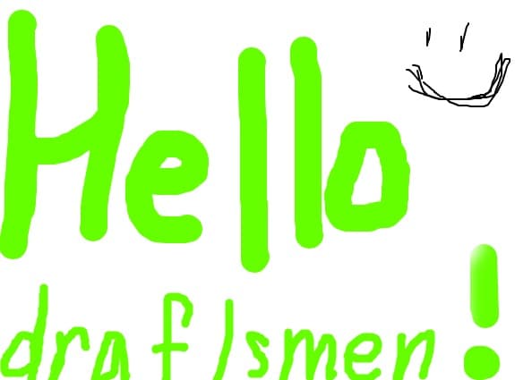Hello  draflsmen