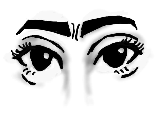 Raven\'s eyes