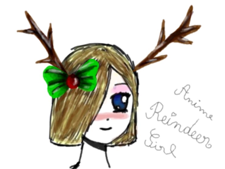 anime reindeer girl