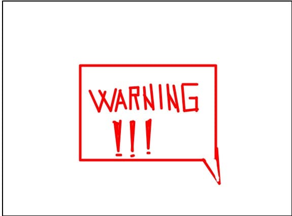 warning