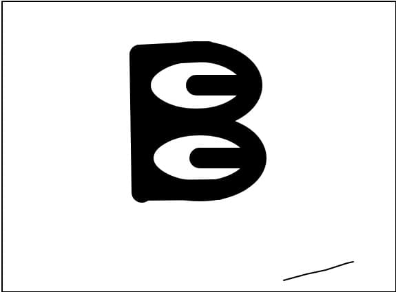 B