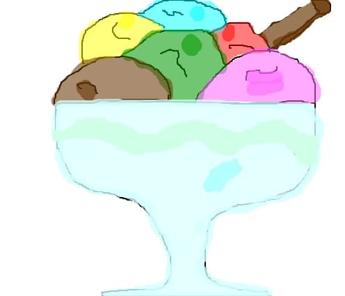 ...a ice cream...