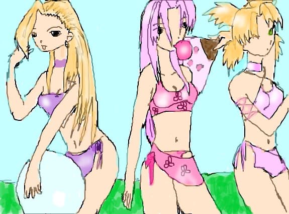 ino, sakura si temari