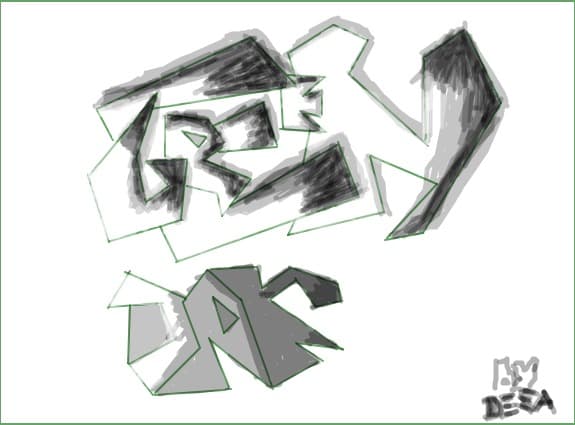 Desen 22146 modificat:green day