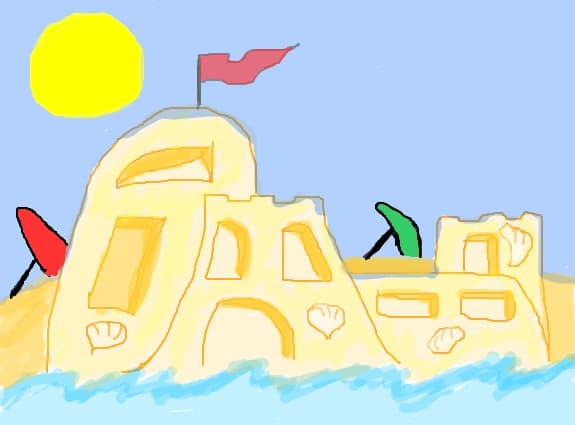 Desen 23537 modificat:castel de nisip