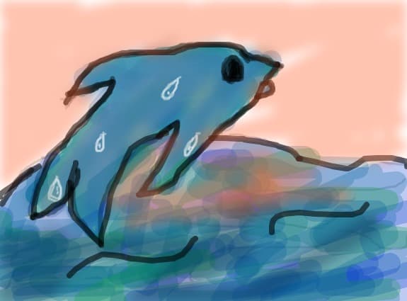 un delfin