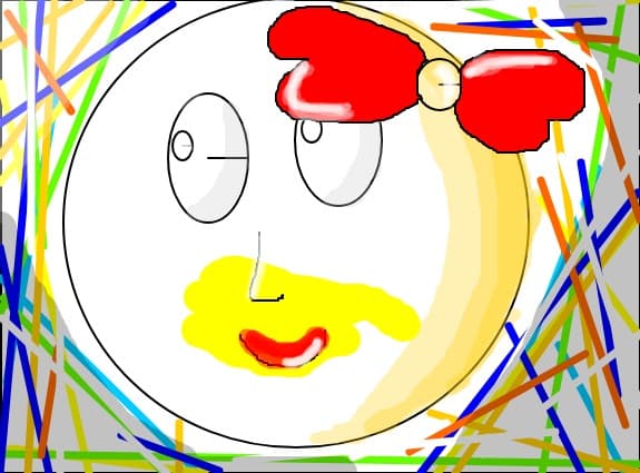 smiley,zambet de fetita