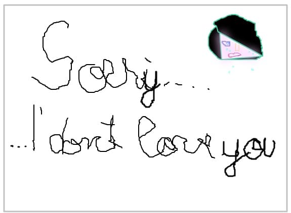 I`don love you...