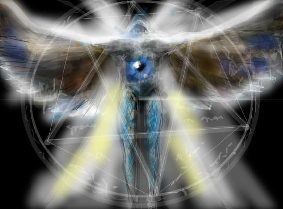 Staring up into the heavens In this hell that binds your hands ...