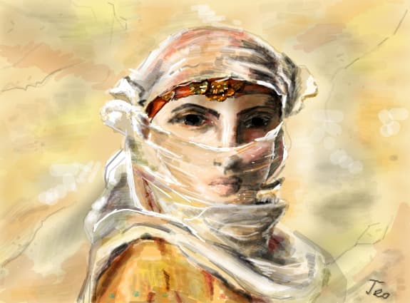 indian woman... dupa Theodoros Rallis (1880)