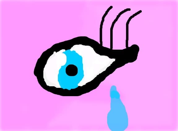 her eye
