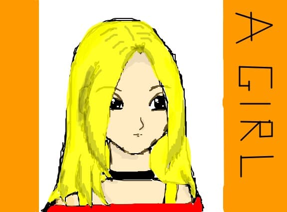 a girl