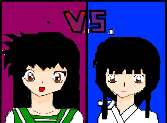 kagome VS kikyo... cine o sa castige inima lui inyasha?